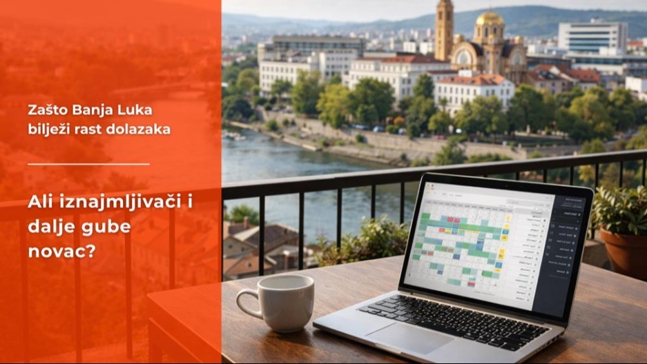 Zašto Banja Luka bilježi rast dolazaka, ali iznajmljivači i dalje gube novac