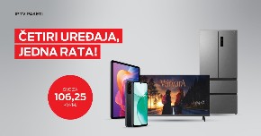 Četiri uređaja, jedna rata - sve za 106,25 KM mjesečno