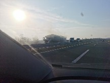 Zapalio se kamion na autoputu Banjaluka-Gradiška