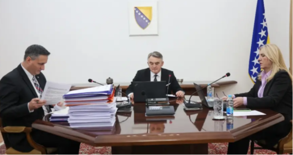 Članovi Predsjedništva kod pape Lava