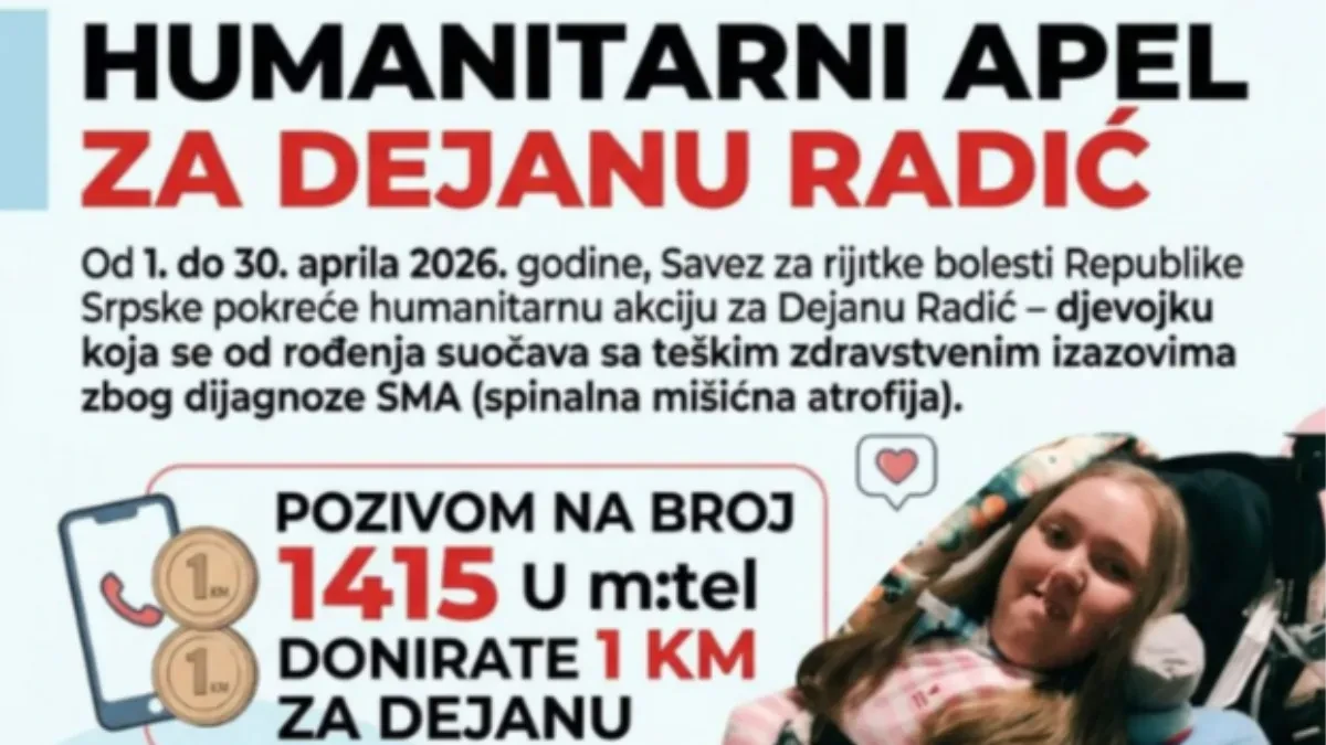 Teslićanka vodi tešku borbu sa SMA, pokrenut humanitarni broj 1415