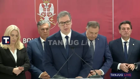 Konferencija za novinare nakon sastanka rukovodstva Srpske sa Vučićem (VIDEO)