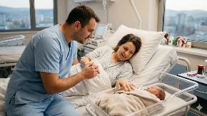 Sve više muškaraca u porođajnim salama UKC RS: "Očevima nije mjesto u kafani već pored žene"