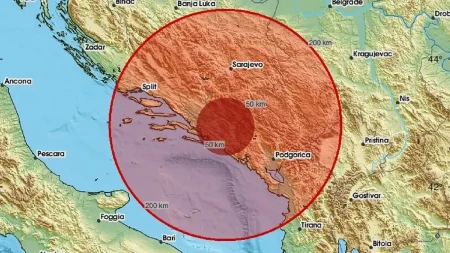 Zemljotres u Crnoj Gori, osjetilo se i u BiH