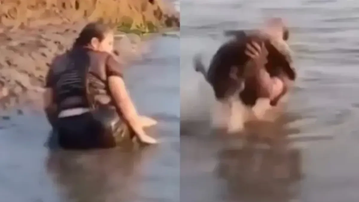 Gurnula ruku pod vodu i uhvatila nešto: Mislila da je grana, a onda se pojavila zvijer