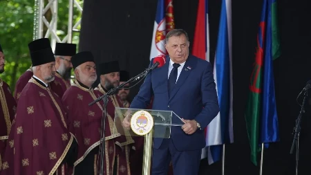 Dodik u Donjoj Gradini: Ovdje nema mjesta politici, ovo je istina (VIDEO)