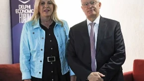 Cvijanovićeva u Delfima sa predsjednikom Grčke: Opredijeljenost ka daljem unapređenju ekonomije