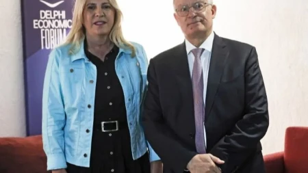 Cvijanovićeva u Delfima sa predsjednikom Grčke: Opredijeljenost ka daljem unapređenju ekonomije