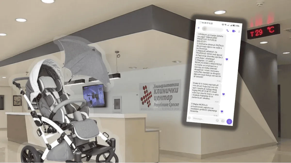 Roditelji progovorili: Uslovi u UKC-u RS nehumani za djecu sa invaliditetom