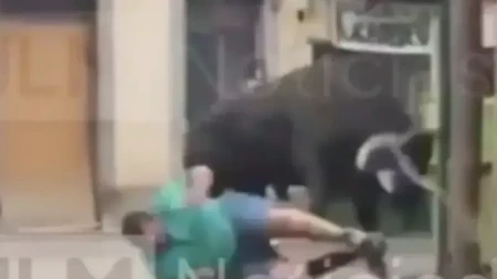 (UZNEMIRUJUĆI VIDEO) Bik ubio čovjeka nasred ulice