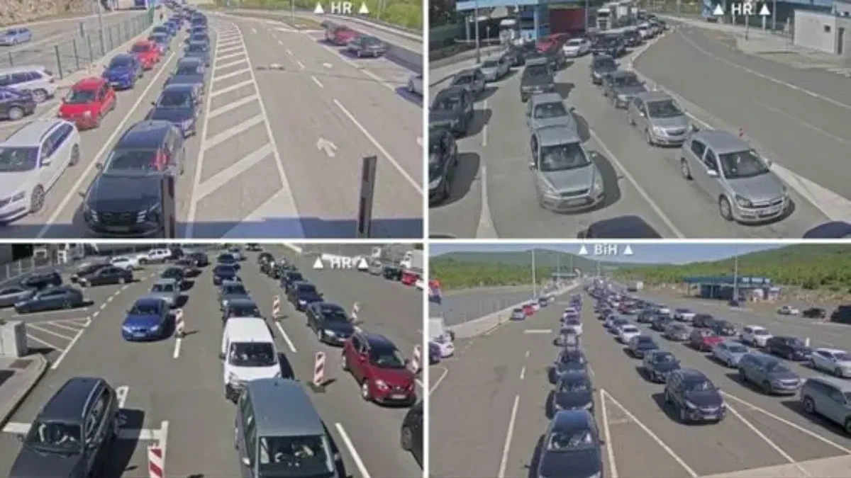 Kolaps na granicama BiH i Hrvatske: Velike gužve i duge kolone vozila na graničnim prelazima