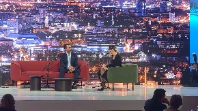 U toku panel diskusija u Banskom dvoru na kojoj se obraća Tramp Mlađi 