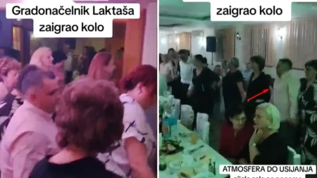 Gradonačelnik Laktaša zaigrao kolo: Zbog snimka gore mreže (VIDEO)