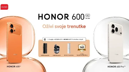 Fantastična HONOR 600 serija sa sjajnim poklonima u m:tel ponudi