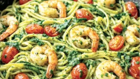 Pasta sa sremušem, paradajzom i gamborima