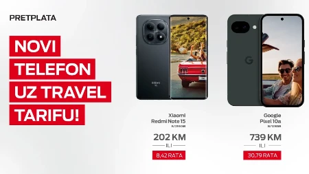 Izaberite svoj novi telefon i m:tel Travel tarifu
