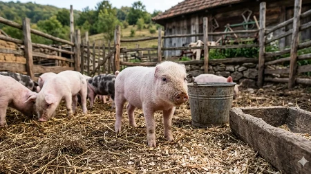 Čudo iz obora na Maljenu: Rodilo se prase bez ušiju, svi dolaze da ga vide