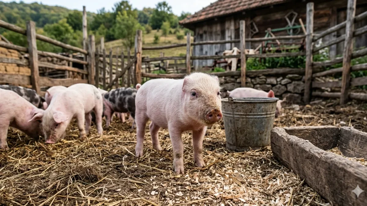Čudo iz obora na Maljenu: Rodilo se prase bez ušiju, svi dolaze da ga vide