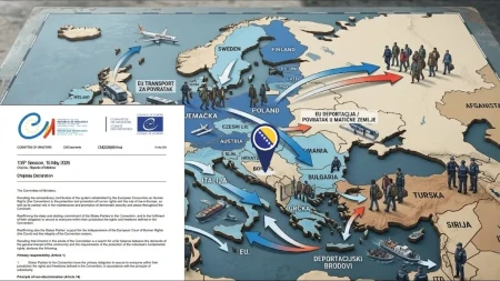 Savjet Evrope podržao nove modele deportacija migranata: Šta usvojena deklaracija znači za BiH?