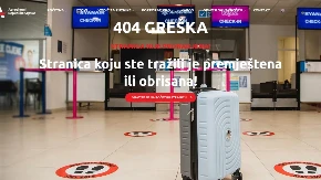 Putnici zbunjeni: Sajt "Aerodroma Republike Srpske" ne radi