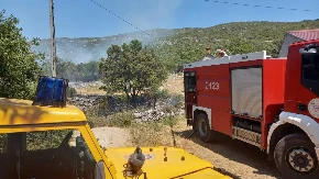 Prvi maj završio požarom: Trebinjskim vatrogascima pune ruke posla (VIDEO)