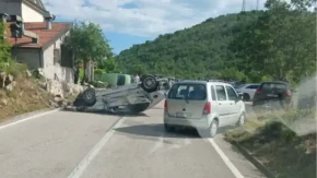 Sudar dva automobila na putu Trebinje–Dubrovnik, nema teže povrijeđenih