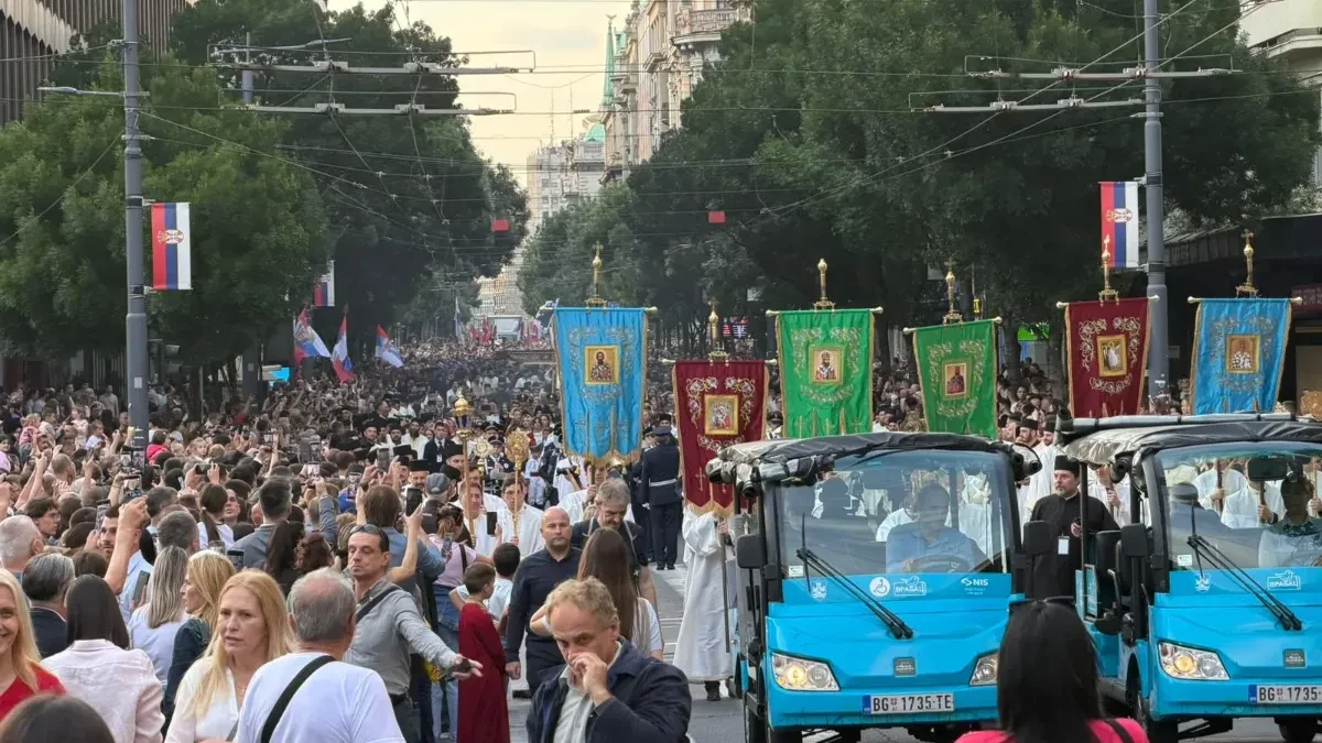 Spasovdanska litija ulicama Beograda