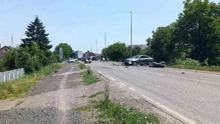 Saobraćajna nezgoda na ulazu u Gradišku: Povrijeđen motociklista