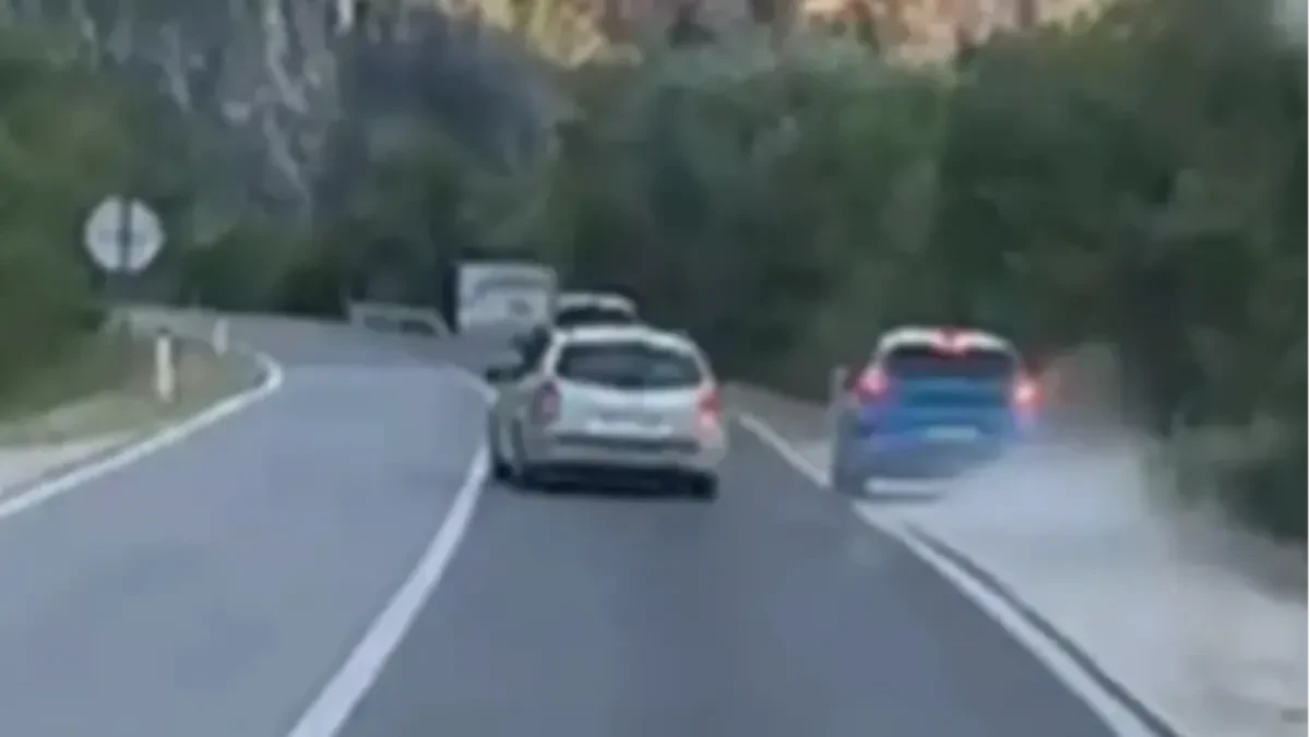 Snimljeno divljanje na putu u BiH: Vozač navodno izazvao nesreću (VIDEO)