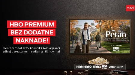 m:tel TV donosi vrhunsku zabavu: HBO Premium 6 mjeseci bez naknade