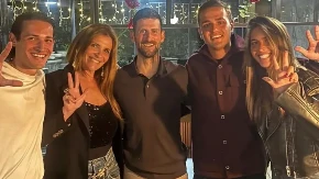 Novak Đoković u Rimu iznenadio porodicu Siniše Mihajlovića: Arijana i djeca digli tri prsta uz Cecine hitove