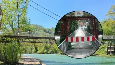 Banjalučani rizikuju život zbog kraćeg puta: Most u Srpskim toplicama pred pucanjem, ljudi ga i dalje koriste