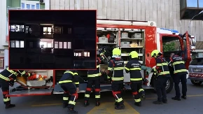 Izbio požar u stanu u Novom Gradu: Vatrogasci spriječili katastrofu