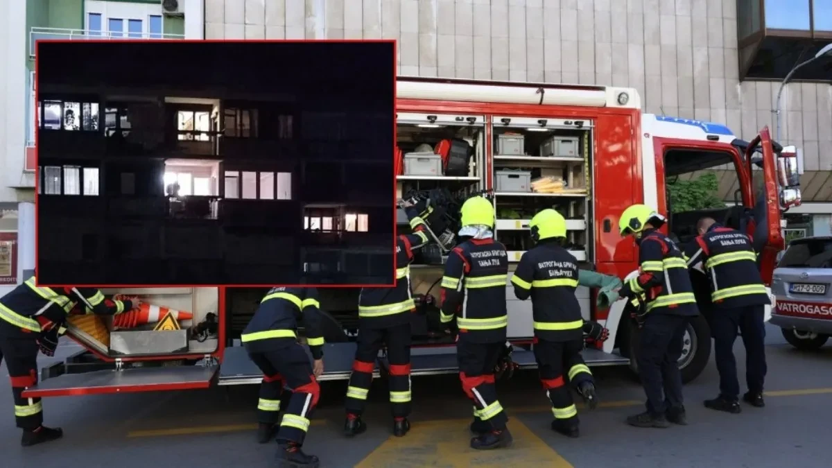 Izbio požar u stanu u Novom Gradu: Vatrogasci spriječili katastrofu