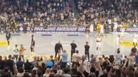 Emotivne scene u Beogradu: Partizanovi navijači odali počast Edinu Avdiću (VIDEO)