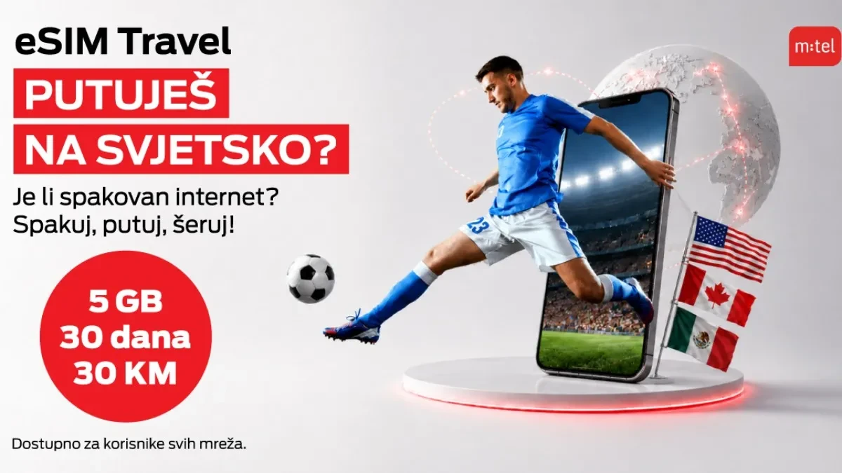 Putujete na Svjetsko prvenstvo - da li ste spakovali svoj eSIM Travel paket?