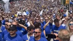 Nevjerovatni prizori iz Toronta: "Rijeka" bh. navijača teče prema stadionu (VIDEO)