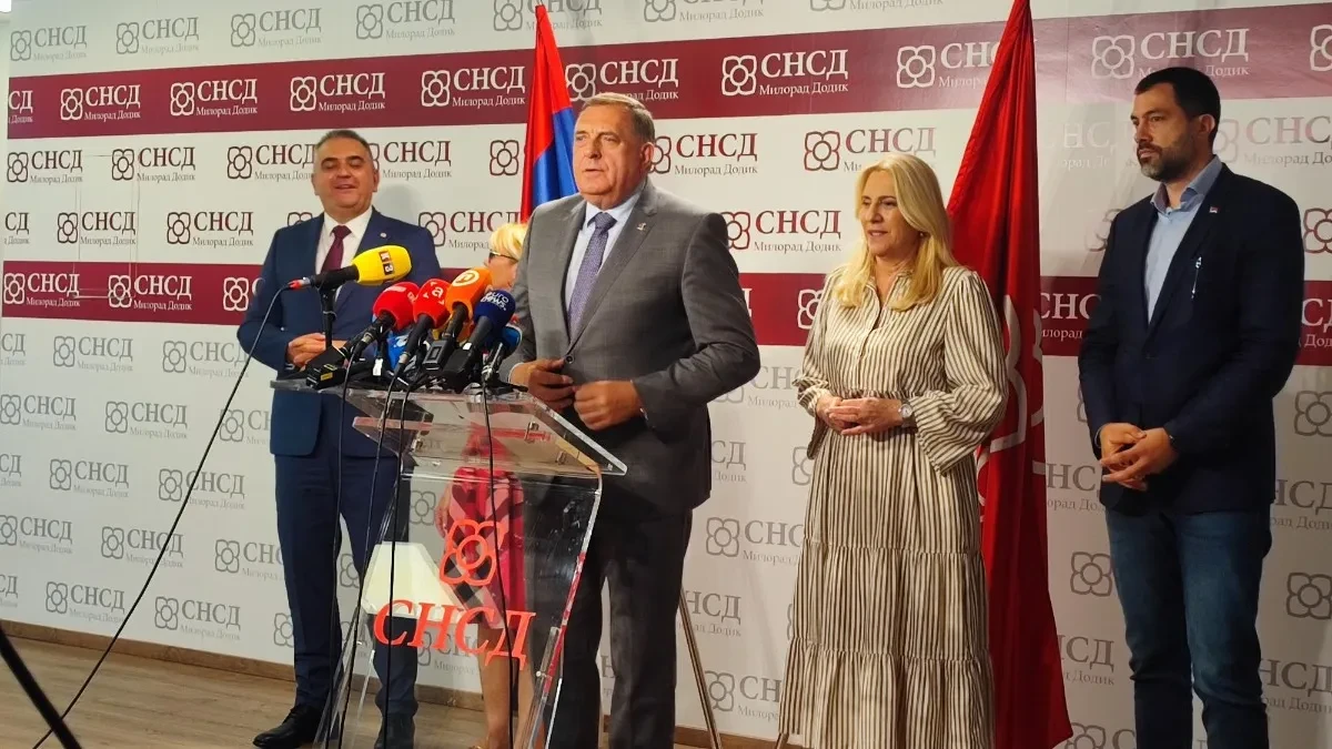 Konferencija za novinare Dodika i Cvijanovićeve: Znamo ko su naši pojedinačni kandidati