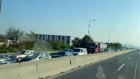Velika gužve na brzoj cesti Klašnice - Banjaluka