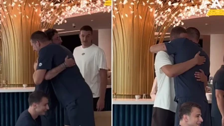 Srbija dobila ogromno pojačanje: Jokić stigao na pripreme za kvalifikacije (VIDEO)