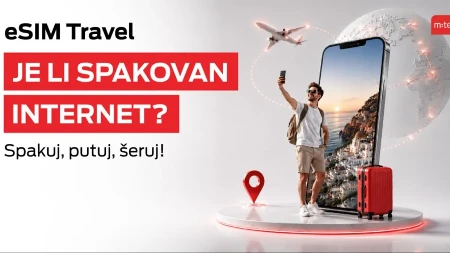 Svijet vas čeka, putujte uz m:tel eSIM Travel