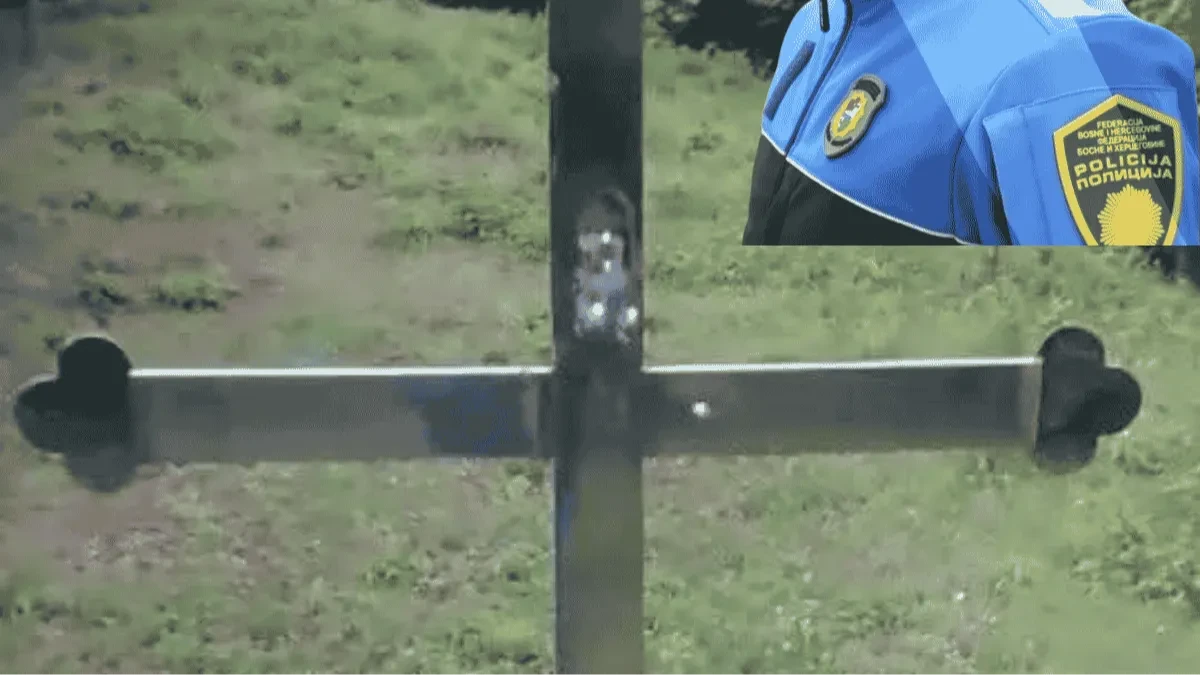 Travnička policija za Aloonline: Tragamo za osobom odgovornom za skrnavljenje krsta na pravoslavnom groblju