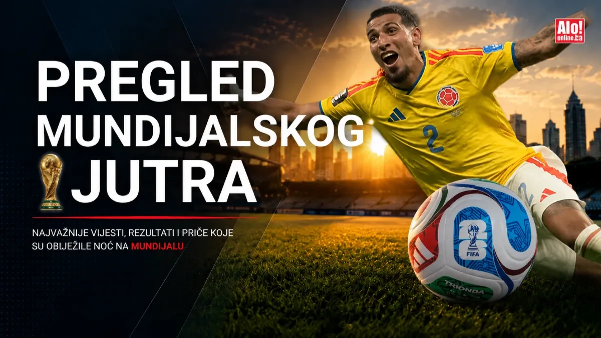 Pregled mundijalskog jutra: Kolumbijci koračaju ka prvom mjestu, kiks Engleza (VIDEO)