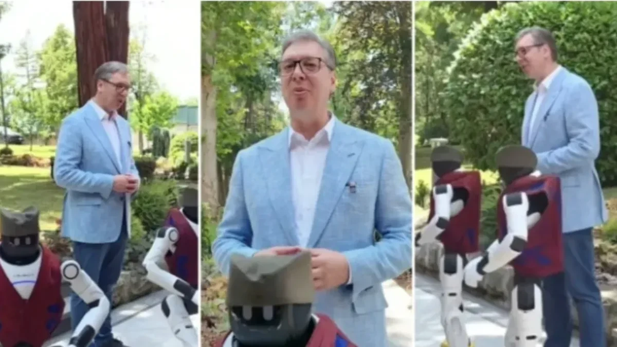 Vučić zaigrao Moravac s robotima: Bolji su od mene, mnogo!