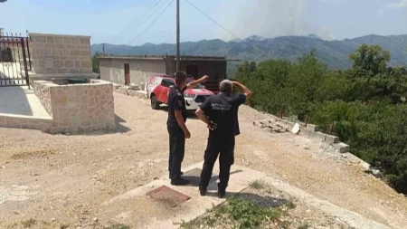 Požar kod Trebinja i dalje aktivan