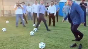 Dodik šutirao penale: Uvijek smo imali mlade koji znaju odbraniti, i gol i Srpsku (VIDEO)