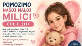Humanitarna akcija za jedanaestogodišnju Milicu Čolić iz Kotor Varoša