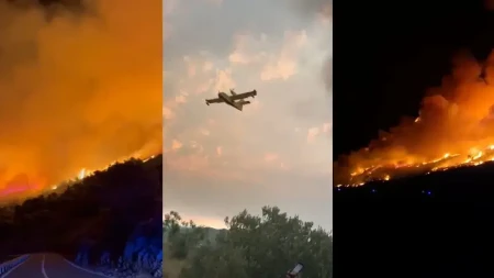 Turistički raj u plamenu: Veliki požar izbio na ostrvu Vis (VIDEO)