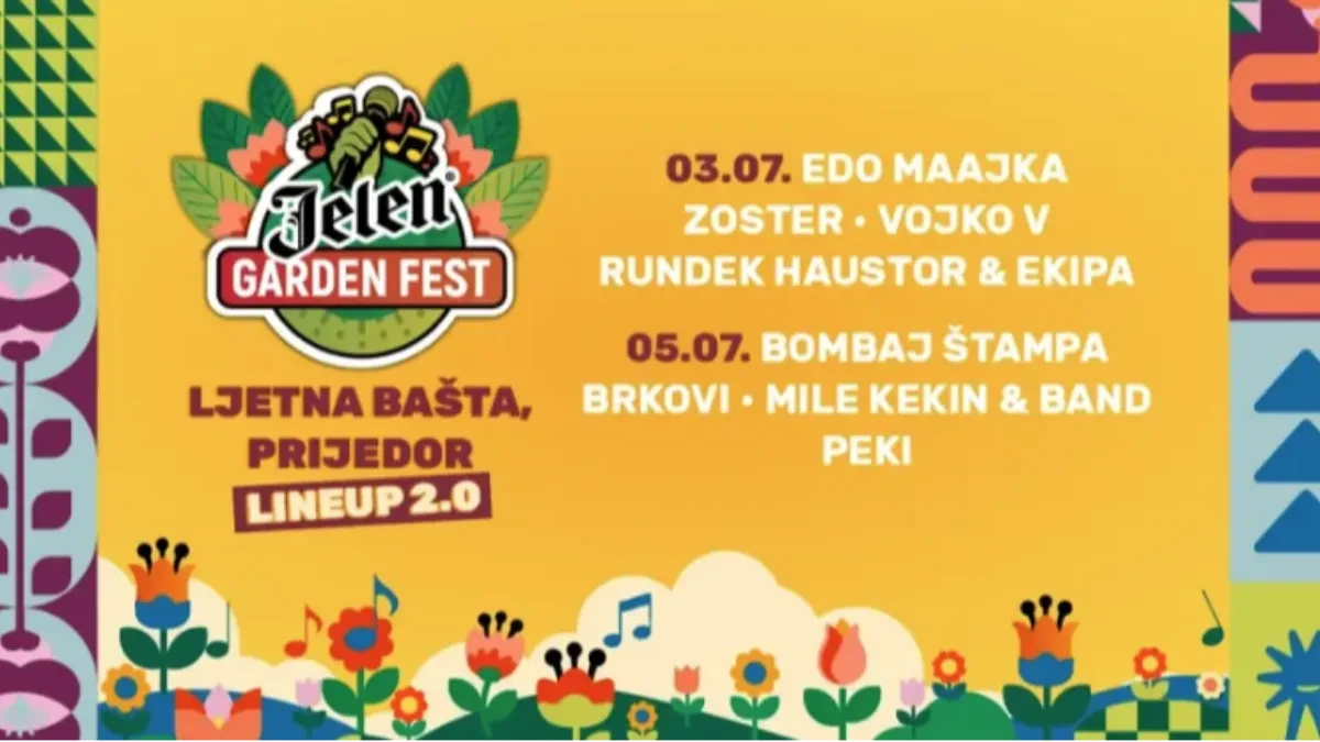 Drugi dan "Garden Festa" pomjeren na 5. jul