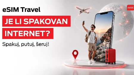 Sezona putovanja počinje: m:tel vam predstavlja eSIM Travel